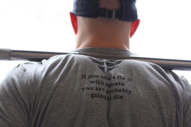 Anthony at CrossFit Fredericton... love this shirt!